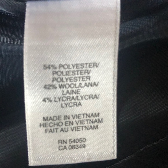 Jones New York black/dark blue pant suit 8P - Picture 6 of 7